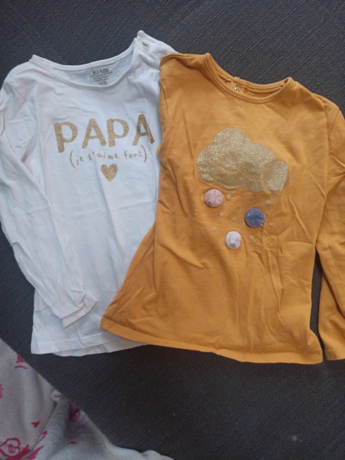Lot t-shirt manche longue