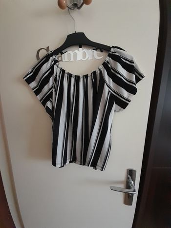 Tunique noir et blanc taille 38
