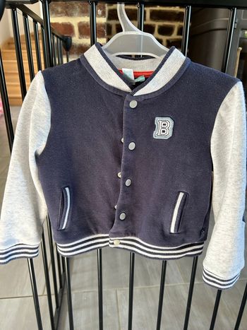 Blouson Okaïdi garçon en 23 mois style Teddy