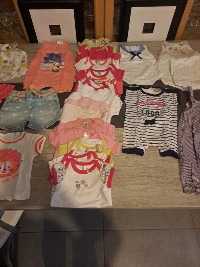 Gros lot fille ete 3 mois (90 vetements) - photo numéro 8