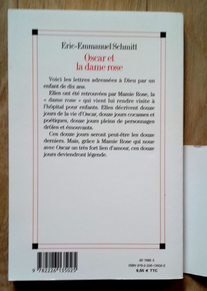 Eric-emmanuel schmitt - oscar et la dame rose - photo numéro 3