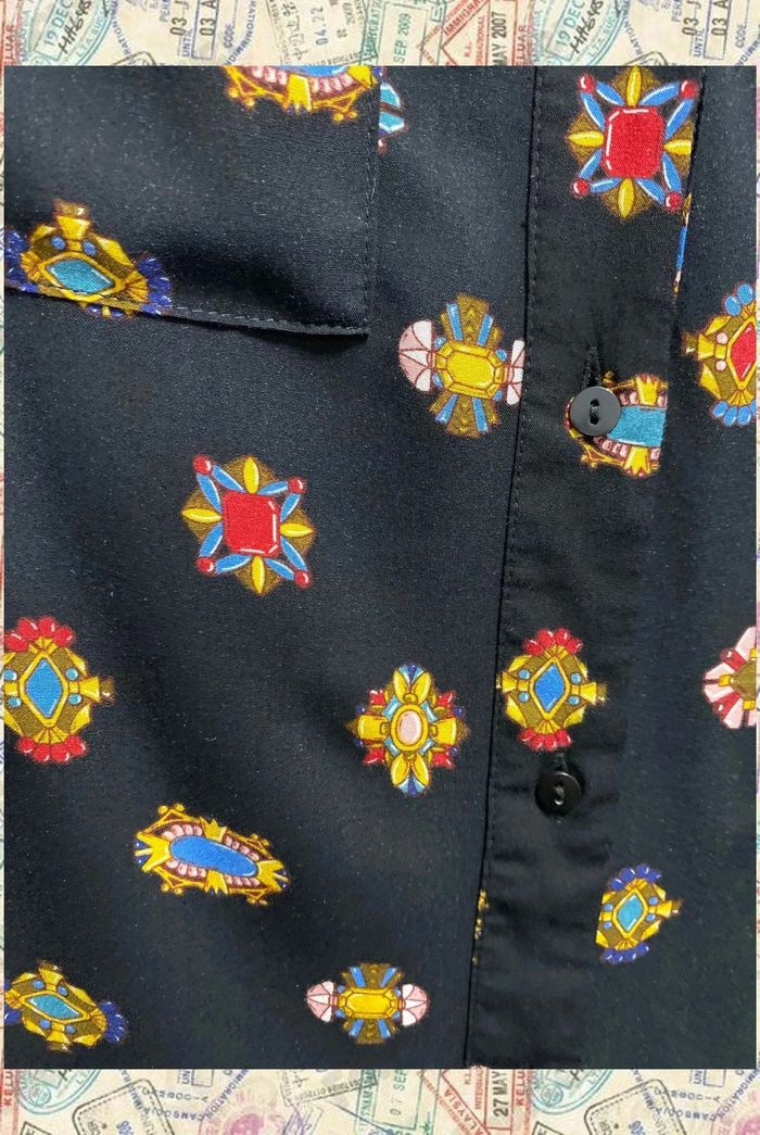 Camisa estampada joyas de Zara - photo numéro 2