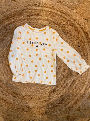 Tee-shirts manches longues fille 18 mois Kiabi