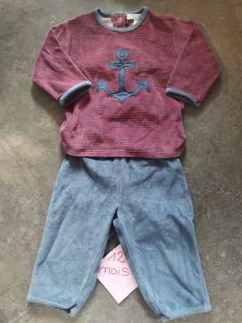 Pyjama marin 12 mois