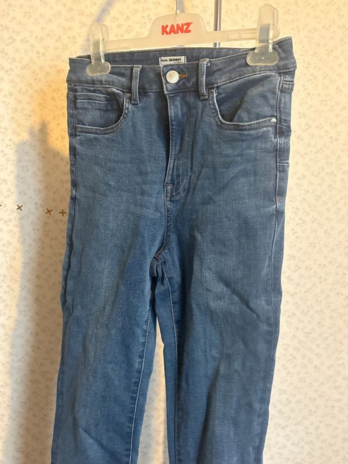 Jeans mon skinny bi stretch taille 34 marque camaïeu - photo numéro 2