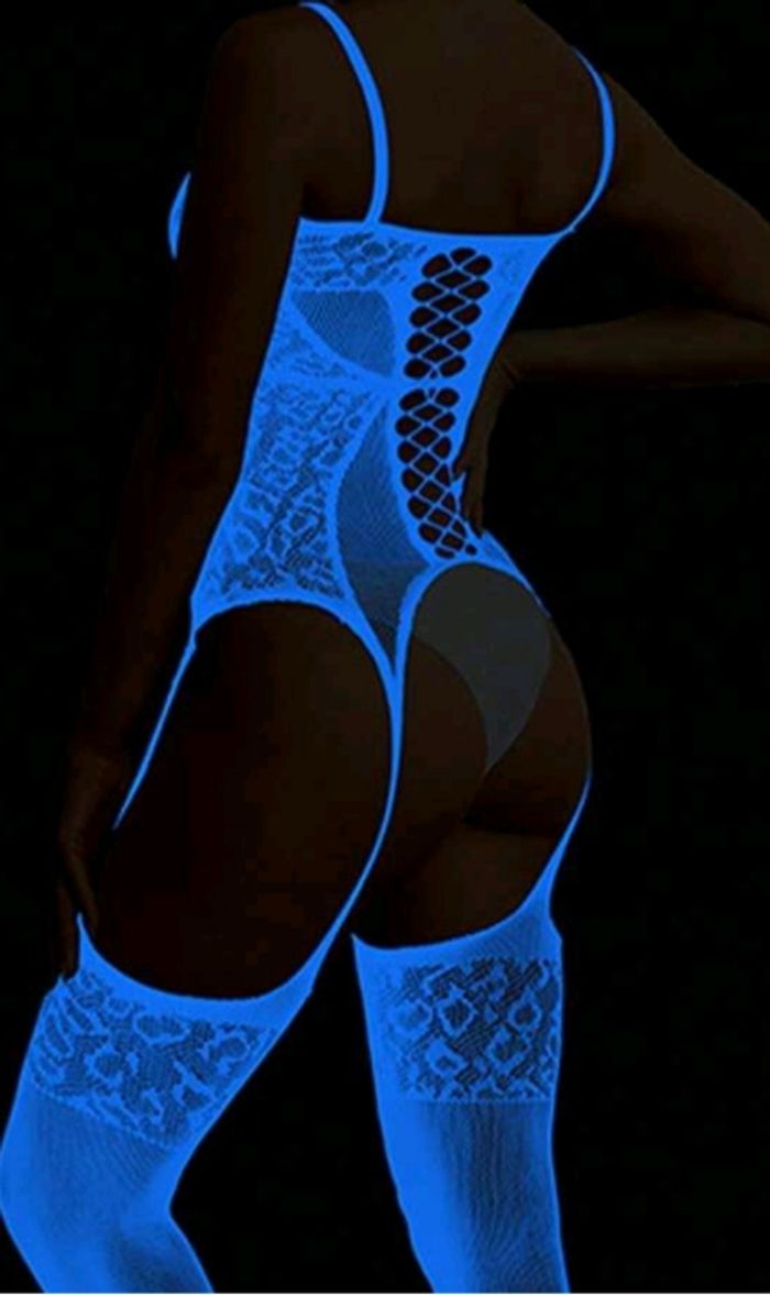 Combinaison sexy fluorescente taille unique xs au xl