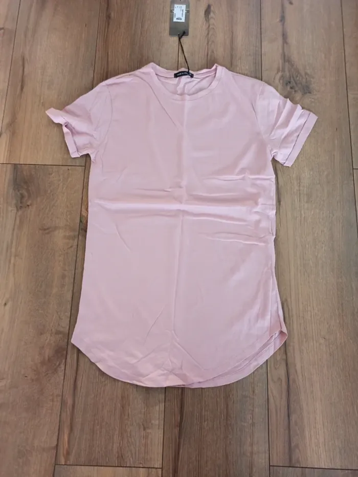 Tee shirt rose clair homme S