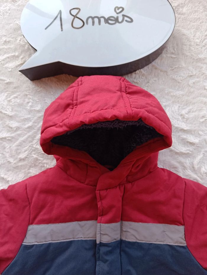 Blouson manteau style doudoune avec capuche Garçon 18 mois Vertbaudet - photo numéro 7