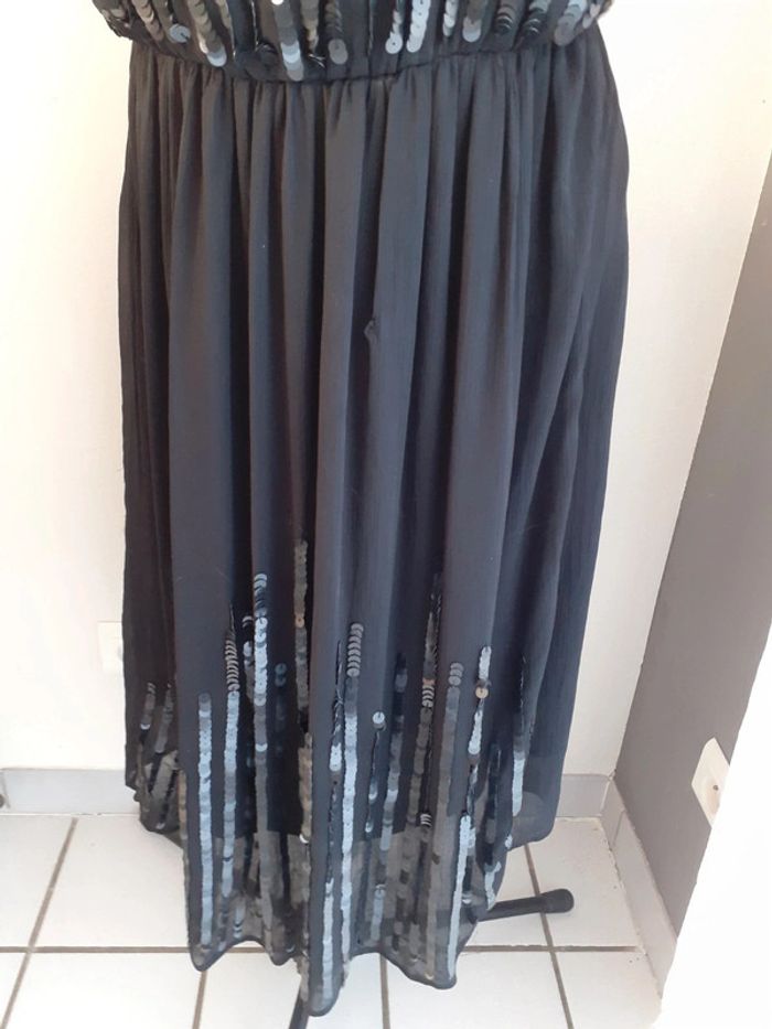 Jolie robe noire sequins t 38 pimkie - photo numéro 3