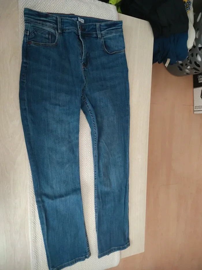Jeans okaidi regular ultra résistant 12 ans
