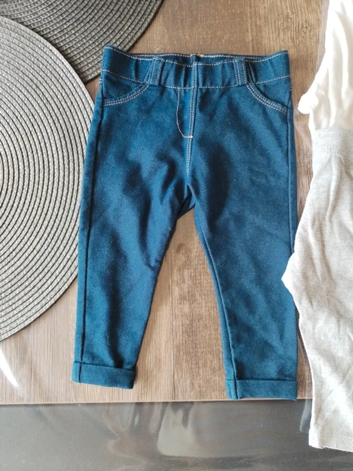 Lot de leggings taille 9 mois - photo numéro 2