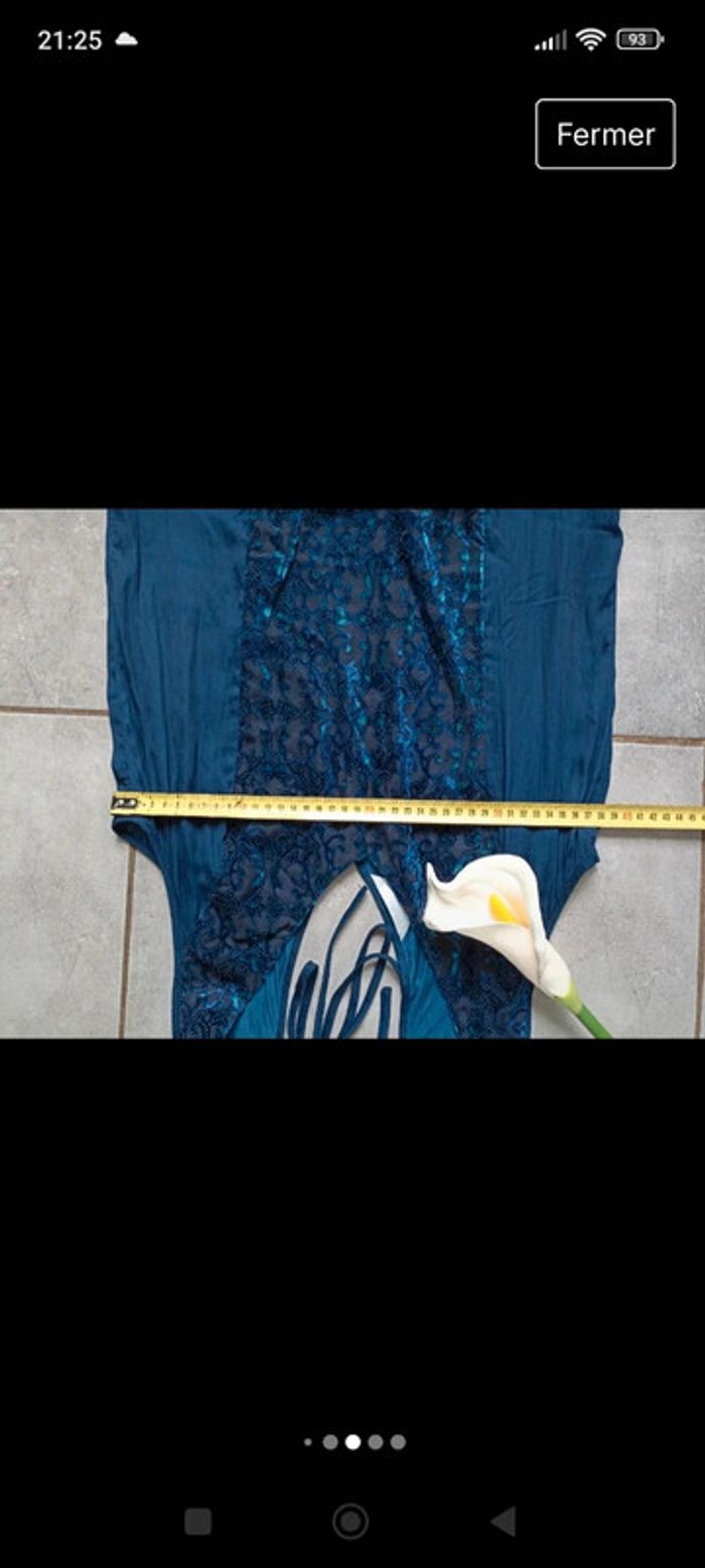 Robe bleu Promod M - photo numéro 6