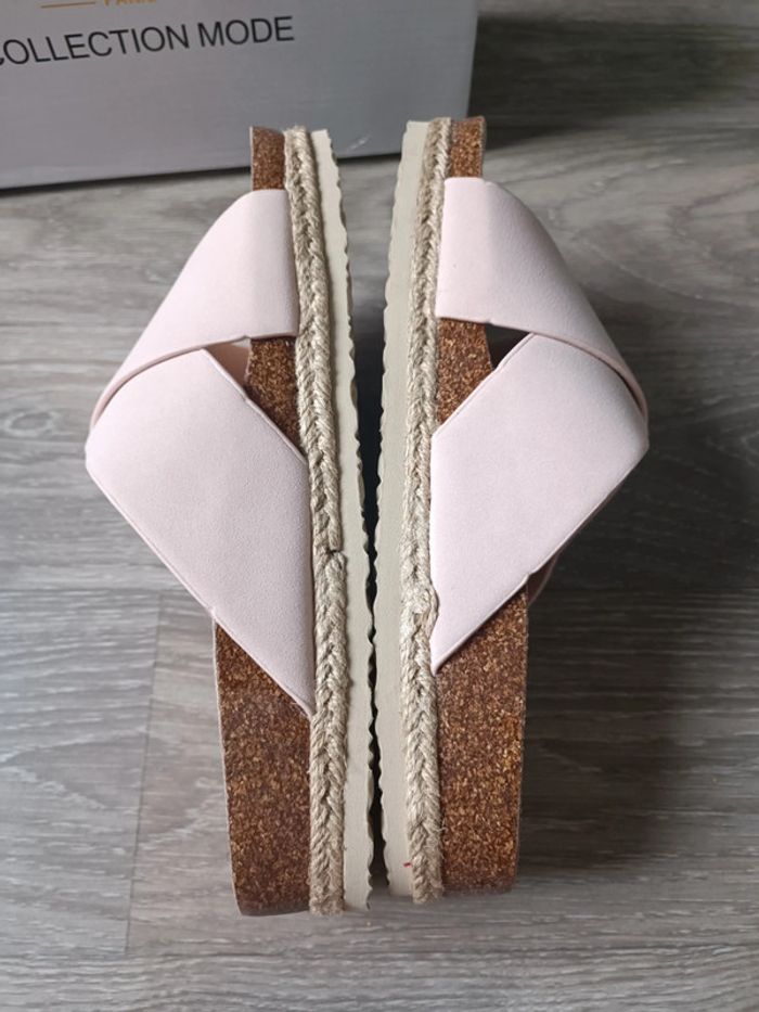 Mules Manoukian rose clair 39 - photo numéro 4