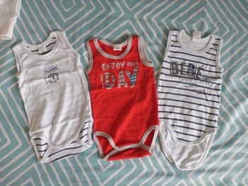 Lot de 3 body debardeur 9mois