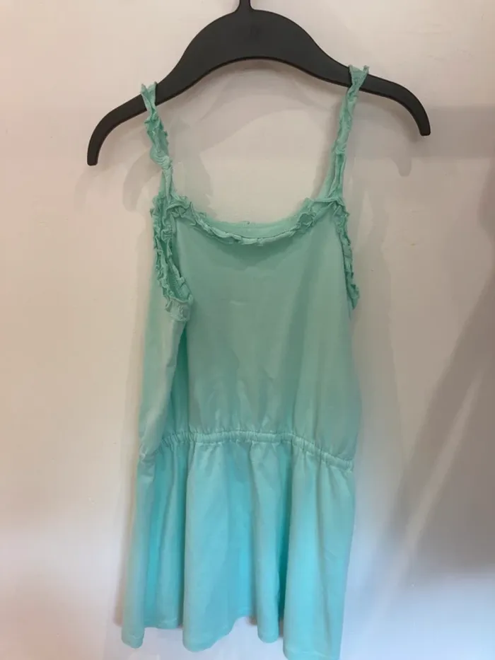6 ans - Robe bain de soleil turquoise