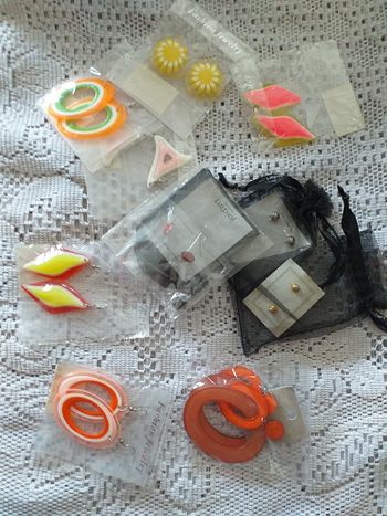 Lot boucles d'oreilles