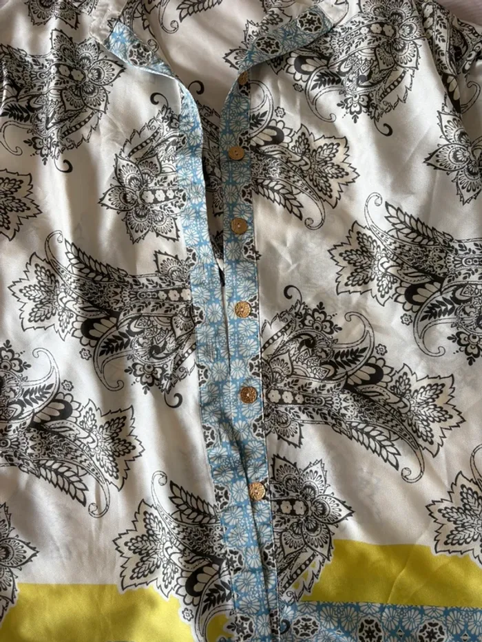 Chemise fleurie Joli & Jolly – taille M/L - photo numéro 2
