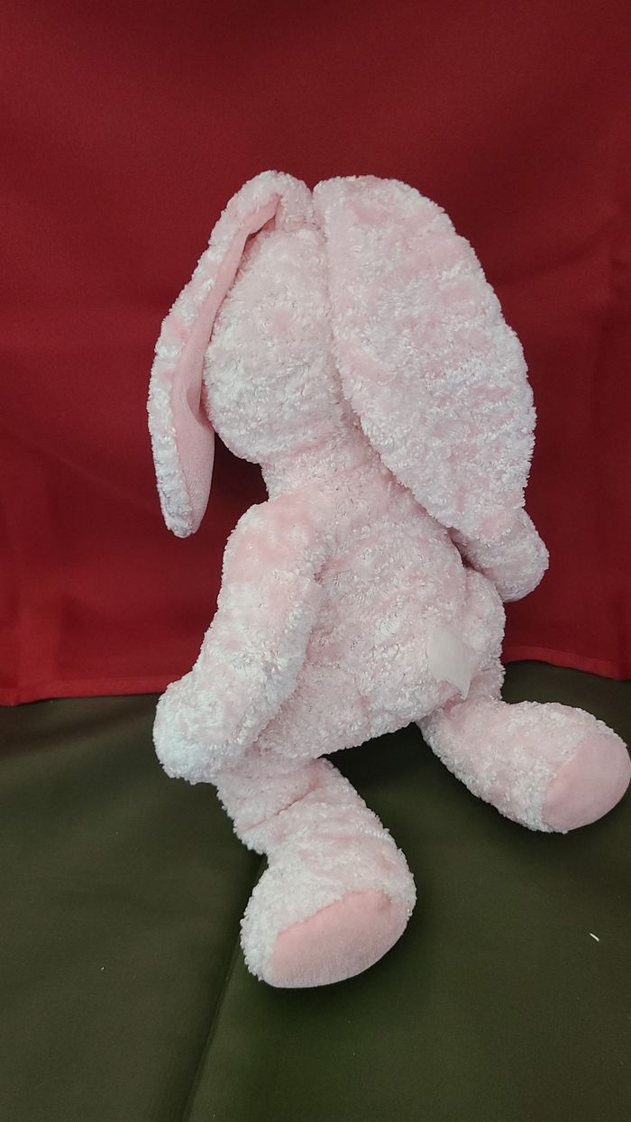 Doudou lapin rose brillant  JEMINI - photo numéro 3