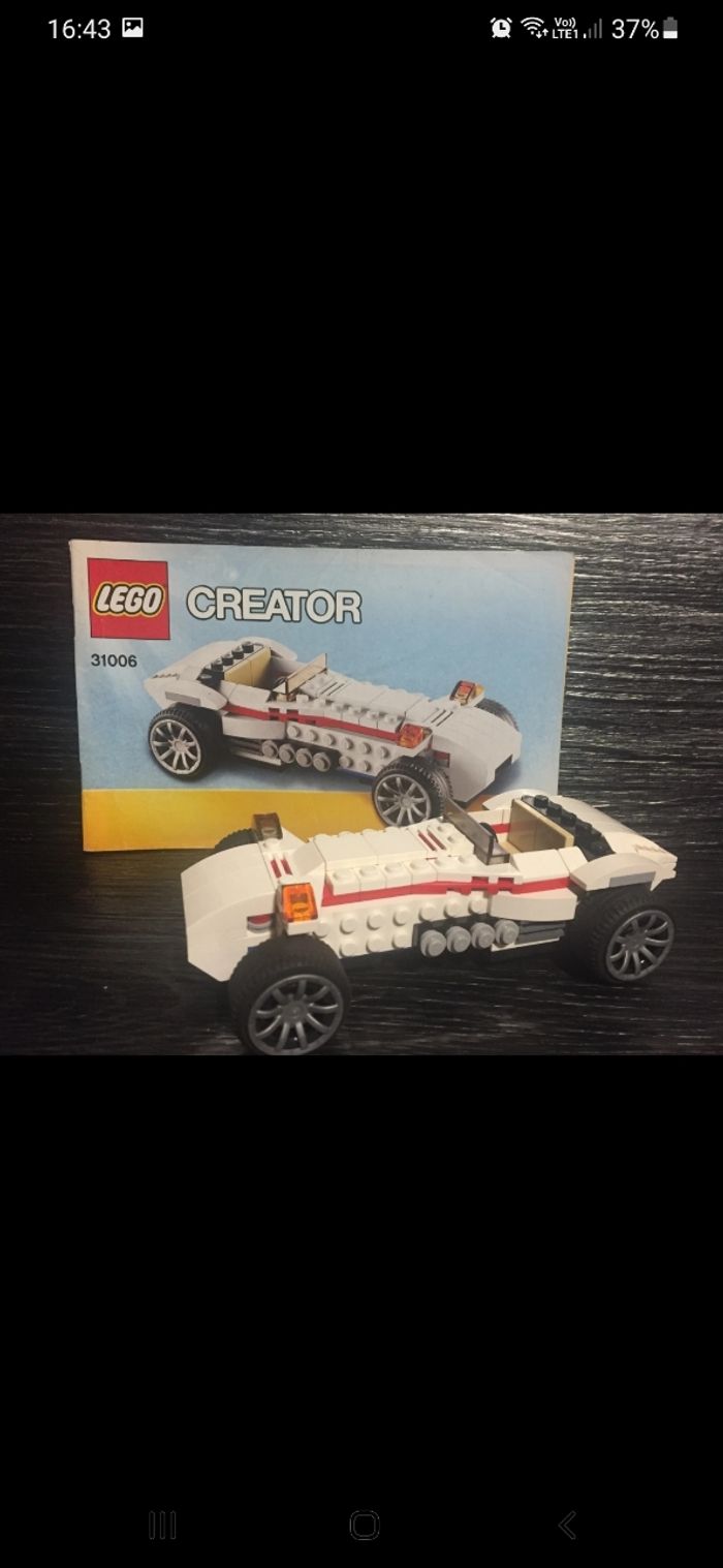 Lego 3 en 1 - 31 006 - Le bolide - photo numéro 3