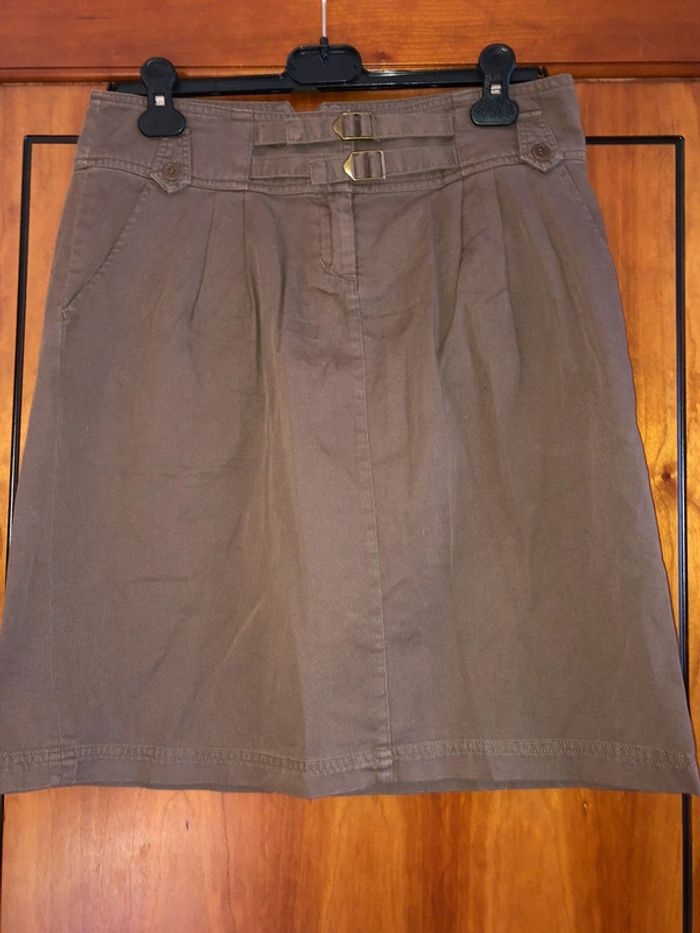 Jupe marron 38 Mer du Nord