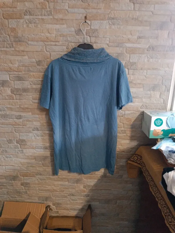 T-shirt bleu Harris X Lewis S - photo numéro 3