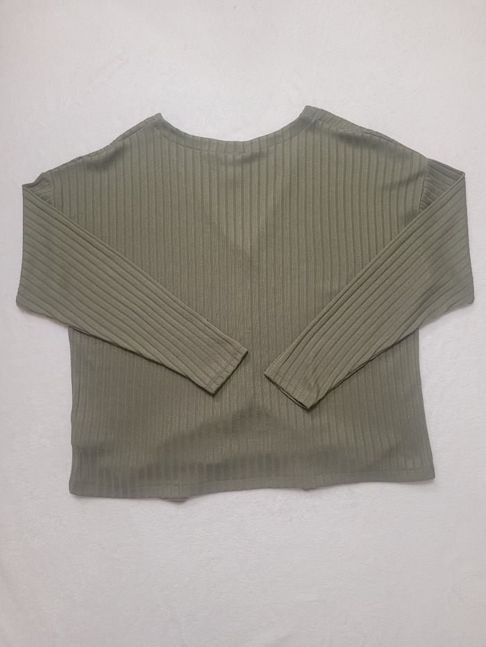 Gilet vert H&M Très bon état (L) - photo numéro 2