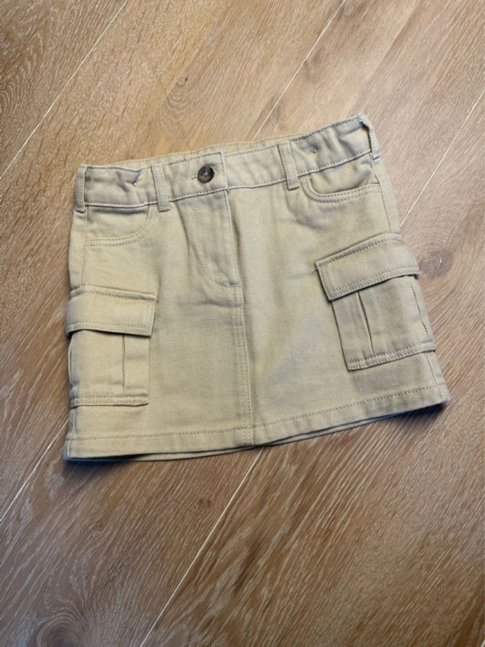 Jupe hiver jean beige