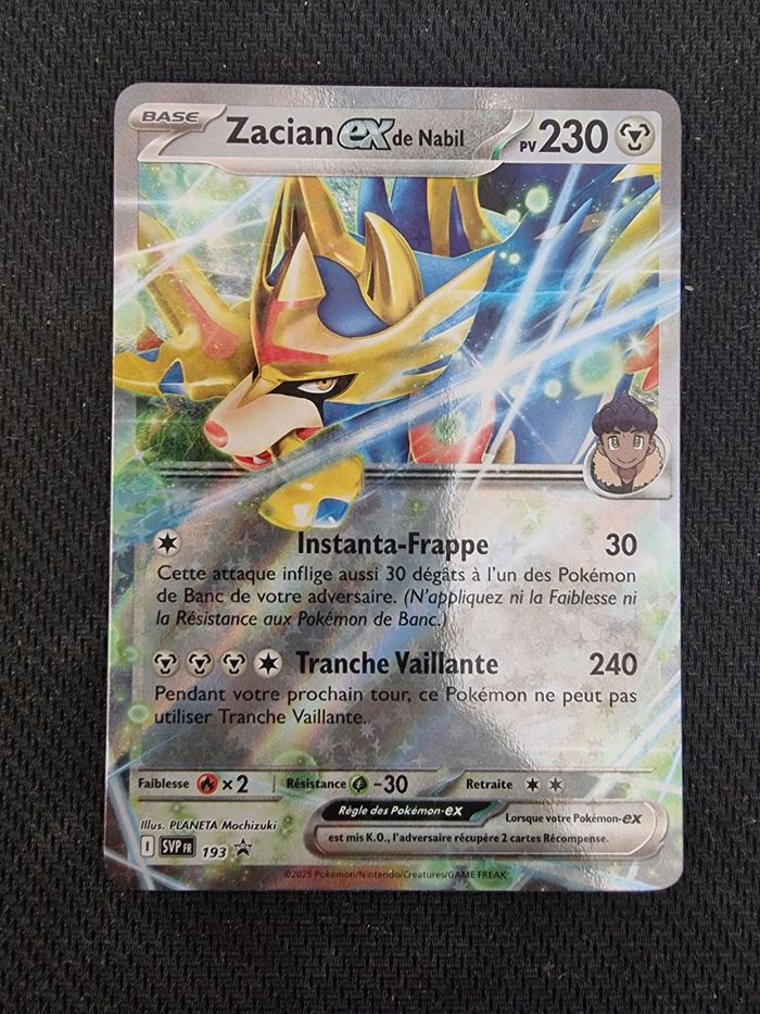 Zacian EX de Nabil