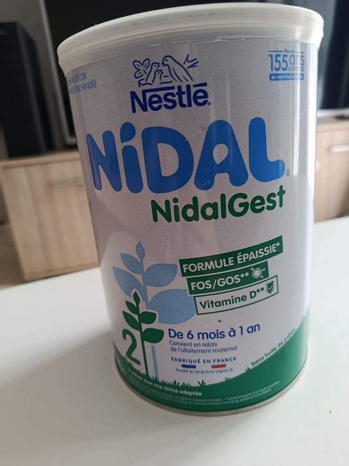 Lait infantile Nidal 2ème age "Nestlé"