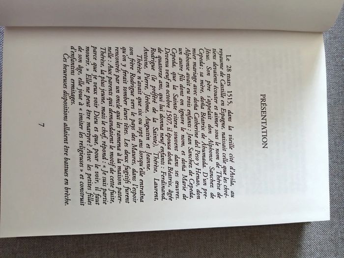 Livre Sainte Thérèse d'avila - photo numéro 5
