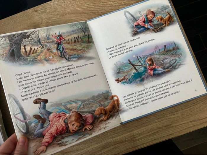Livre Vintage Martine : l’accident pour Enfants - photo numéro 5