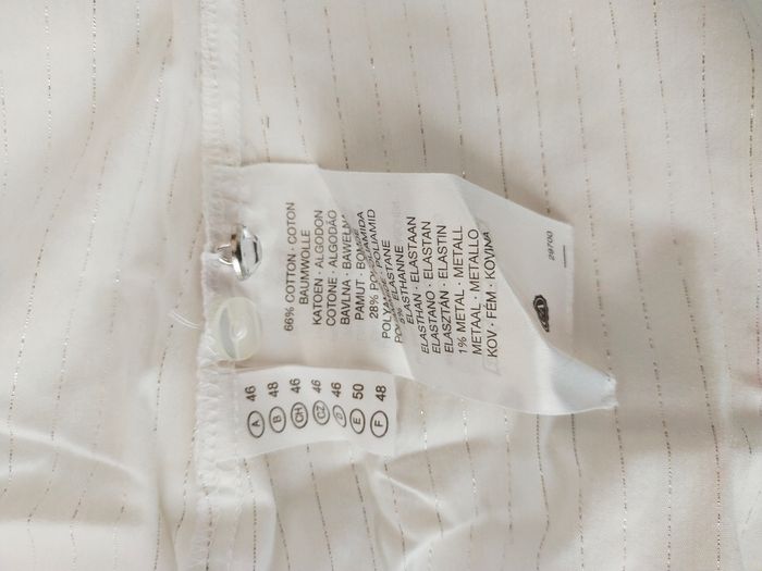 Chemise sixth sense blanche T44 - photo numéro 6