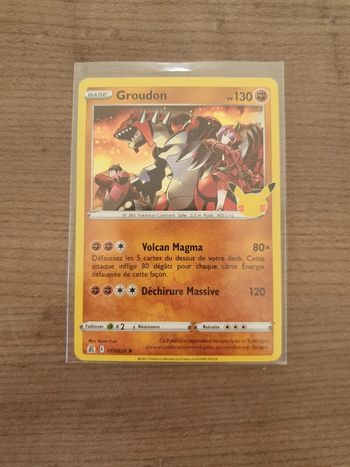 Carte Pokémon Groudon 017/025 Célébrations 25 ans