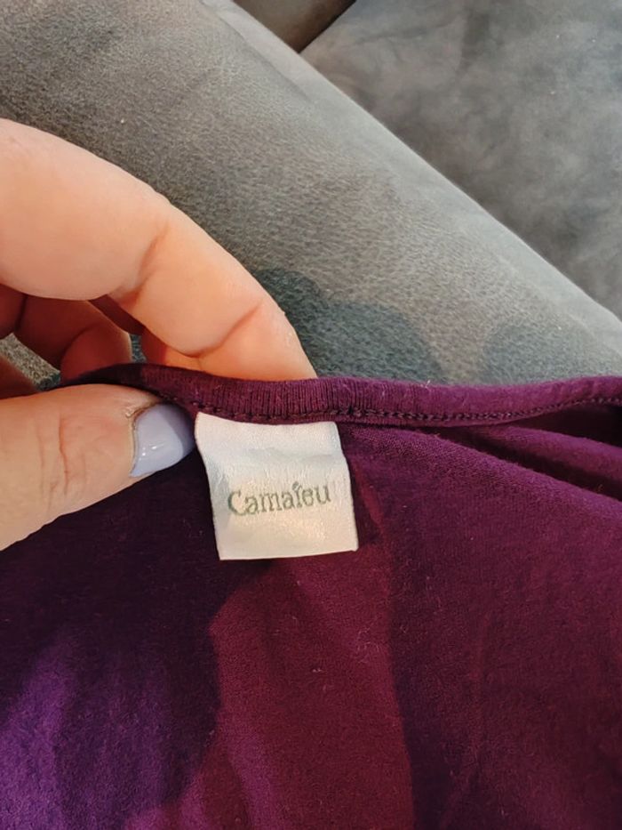 Tee shirt camaïeu taille 1 - photo numéro 3