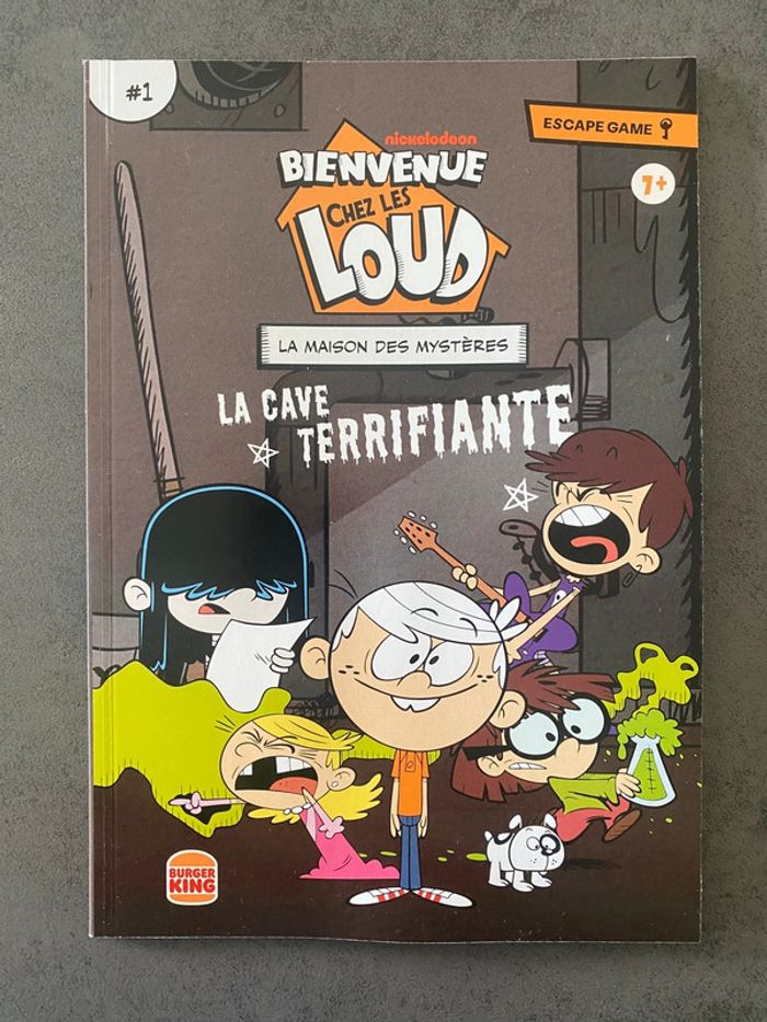 Livre Bienvenue chez les Loud - La maison des mystères - numéro 1 Burger King