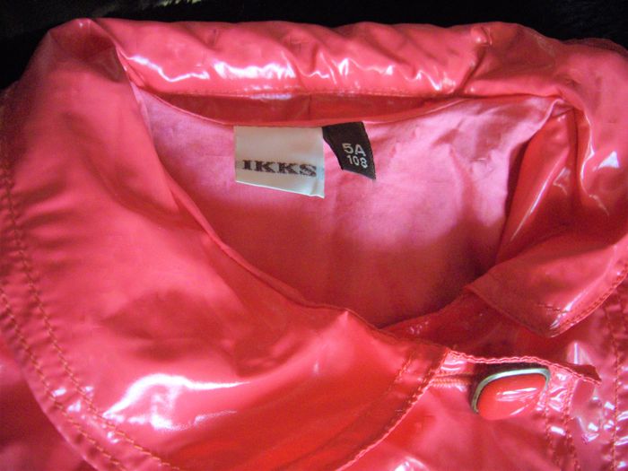 Ciré trench veste IKKS corail 5 ans - photo numéro 2
