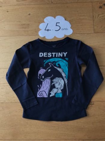 Tee shirt Disney Reine des neiges 4-5 ans