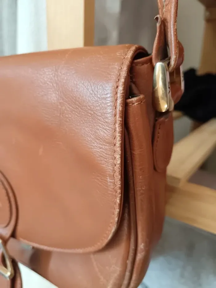 Sac vintage Sabrina cuir - photo numéro 3