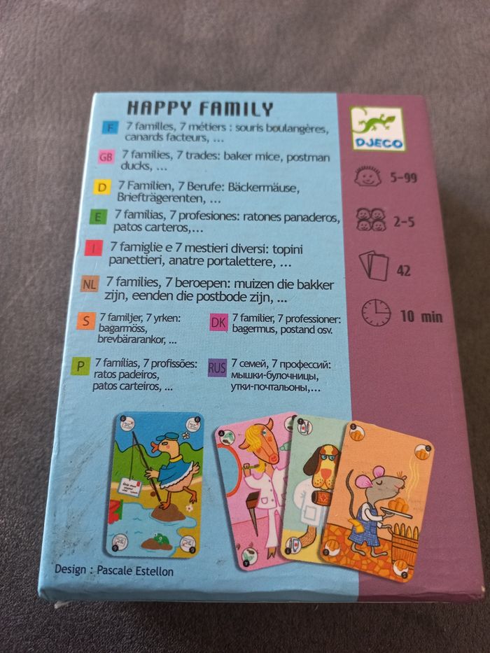 Jeu happy family djeco - photo numéro 2