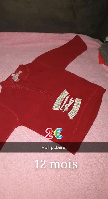 Pull polaire garçon