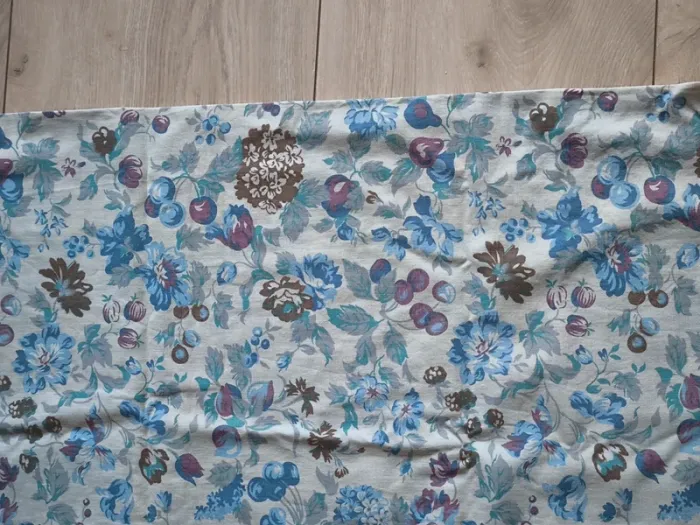 Taie de traversin vintage motif floral 167 X 42 cm - photo numéro 11