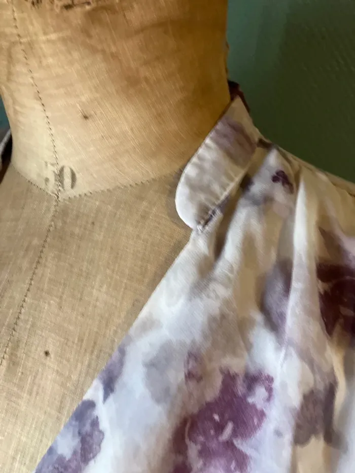 Blouse manche longe à fleur @ - photo numéro 2