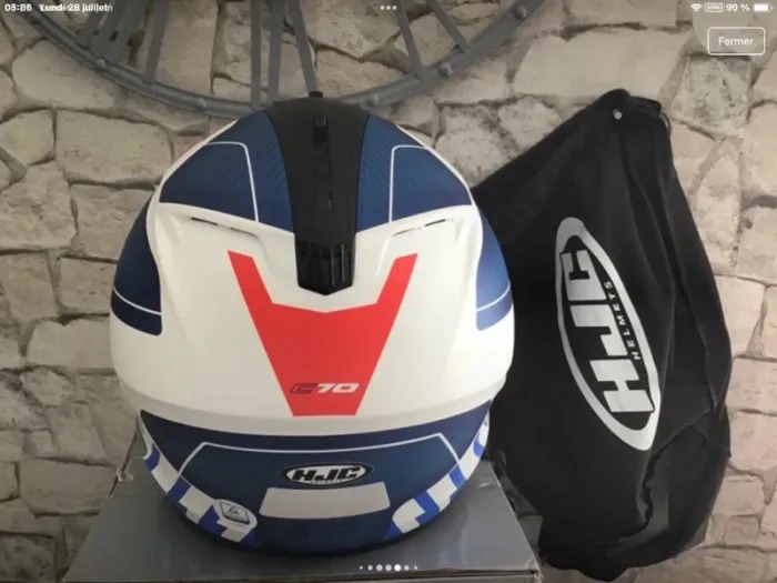 Casque hjc c70 comme neuf - photo numéro 5