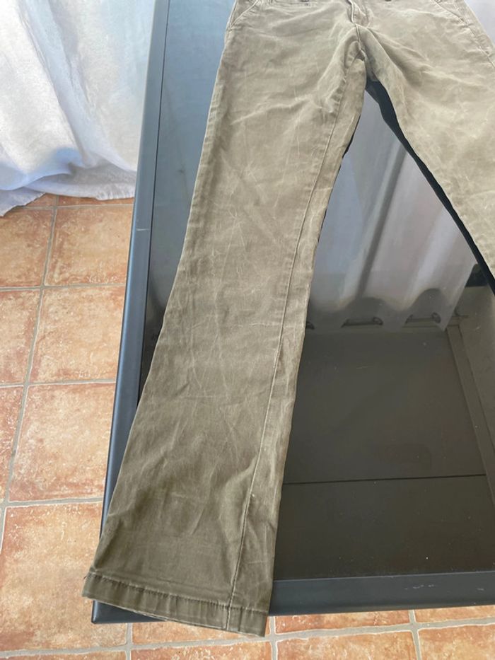 Pantalon kaki de la marque Zara Man en taille 36 - photo numéro 2