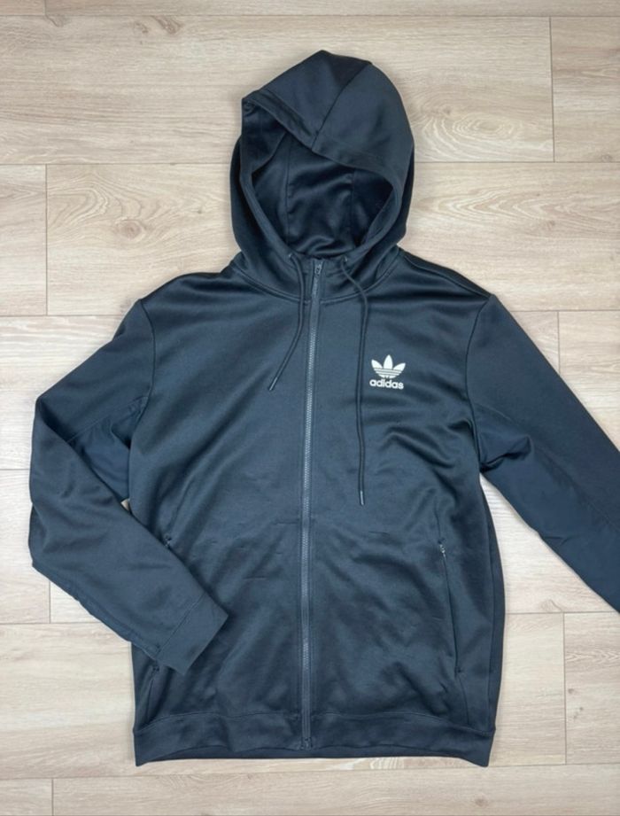 Sweat à capuche adidas noir taille M - photo numéro 3