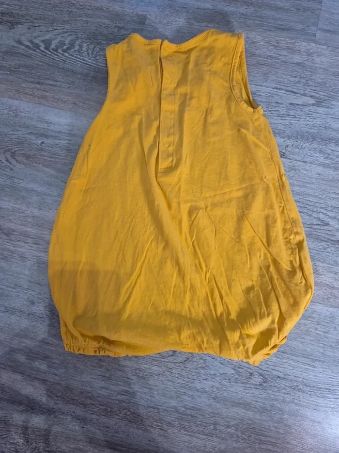 2 combinaisons short été jaune et à fleurs - photo numéro 5