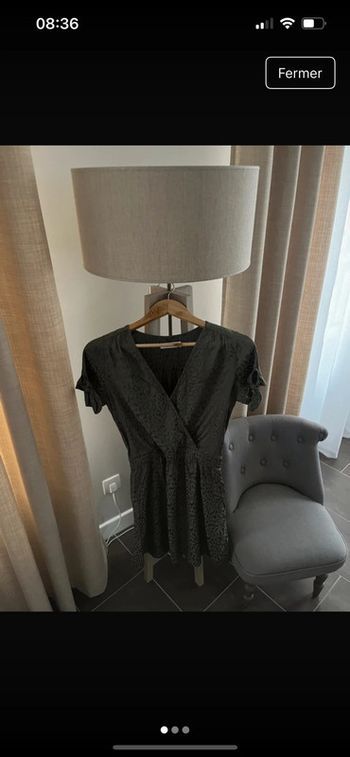Robe estivale imprimée léopard Naf Naf taille 36 neuve