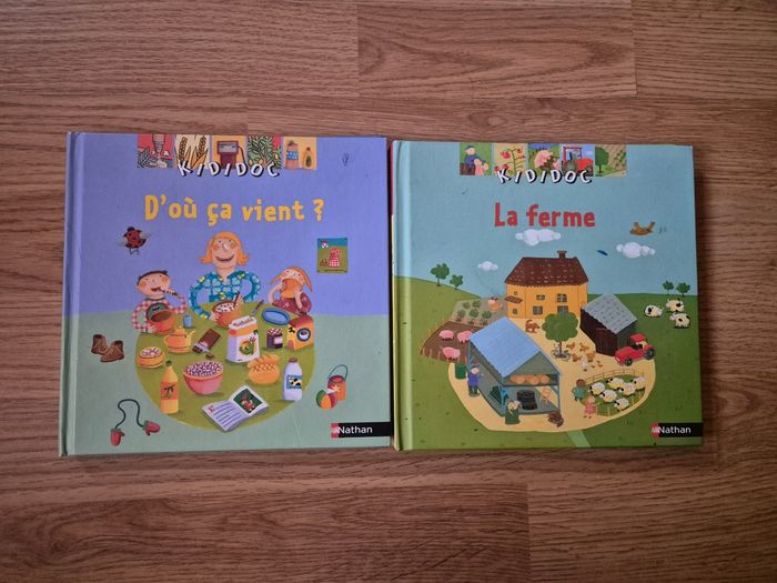 Lot de livres kididoc en bon état