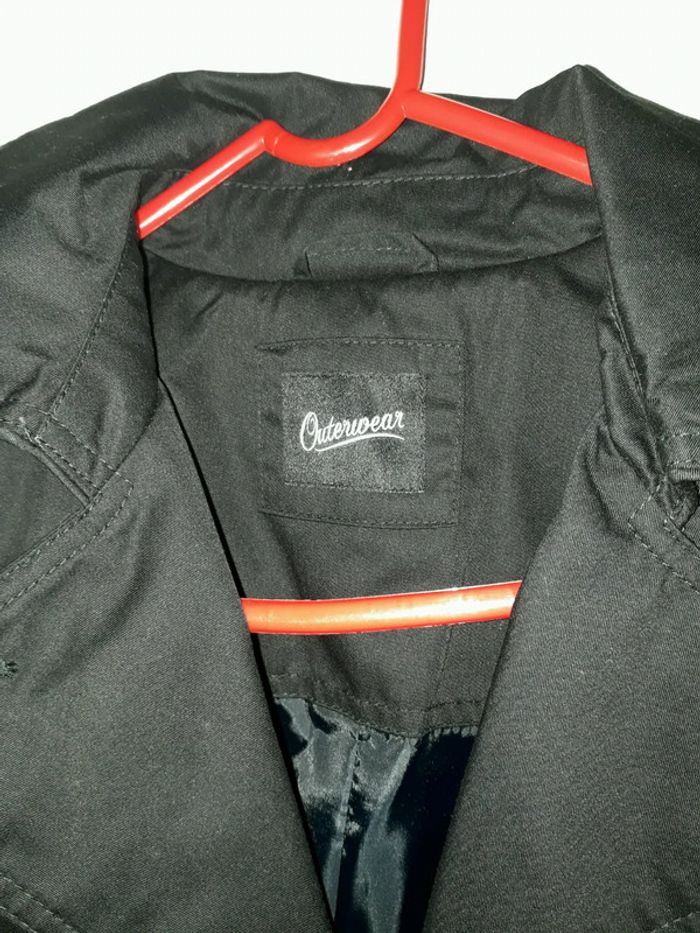 Veste longue noir Outerwear comme neuve taille M - photo numéro 2