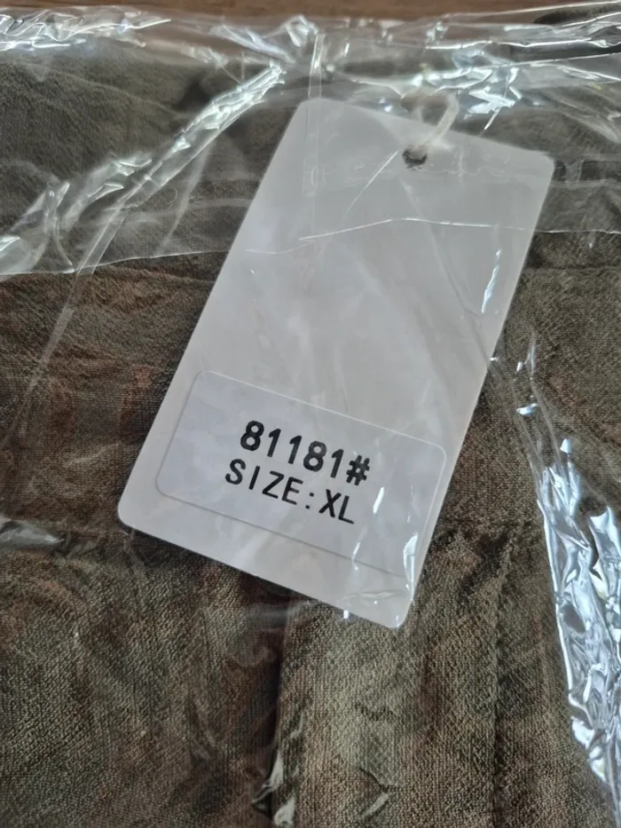Pantalon Large Kaki avec Ceinture Femme Taille XL/42 - photo numéro 3